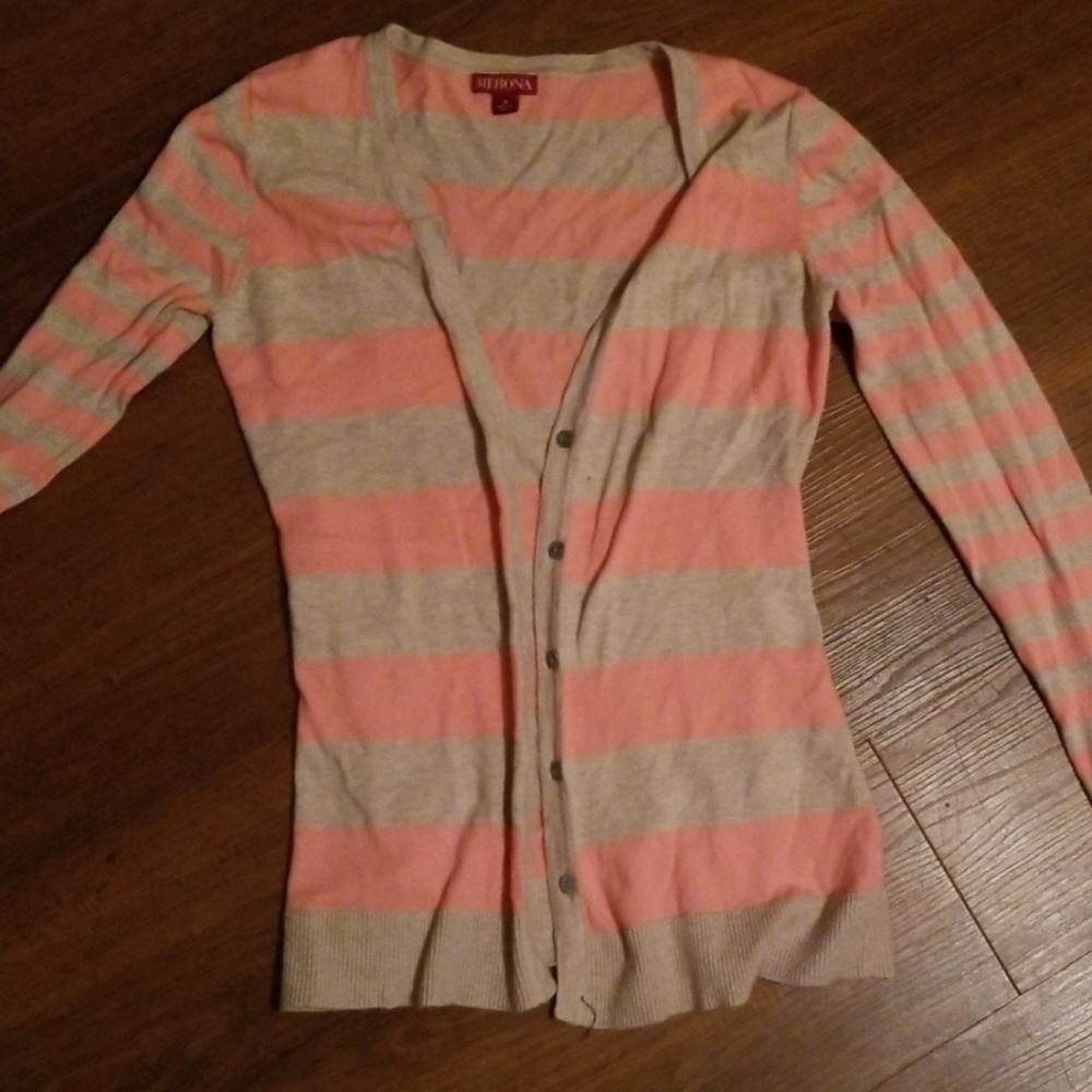 Striped cardigan